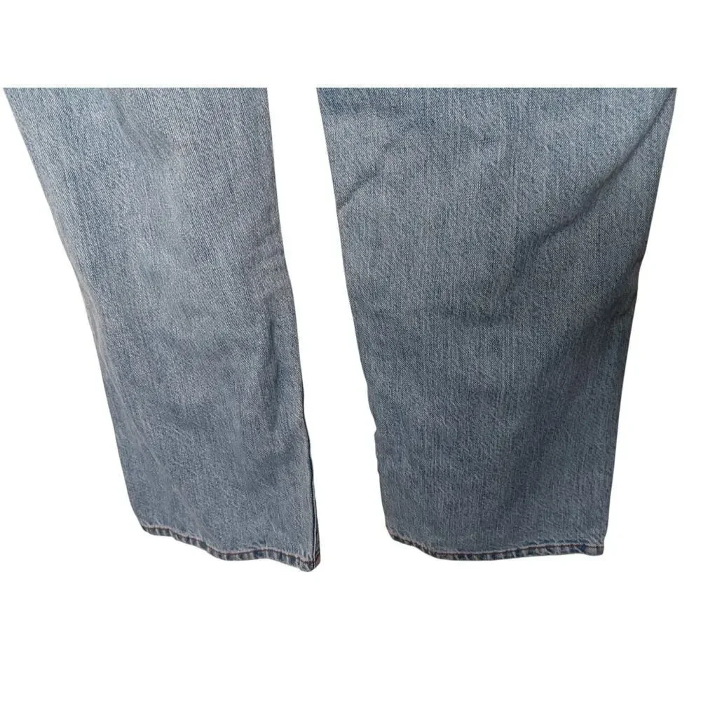Indigo Palms Men’s Relaxed Fit Blue Jeans Size 36x30 Straight Leg Zip Fly Denim